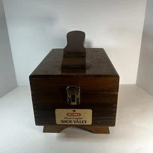 Vintage Kiwi Hand Crafted Wooden Shoe Shine Valet Groomer Box. See Pic! READ! - Picture 1 of 19