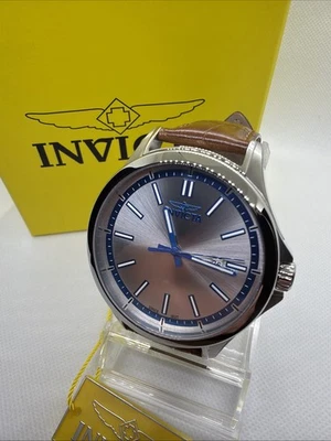 Invicta Celestial Men's Watch - 43mm, Brown - Silver, Blue Dial - Image 1 of 4