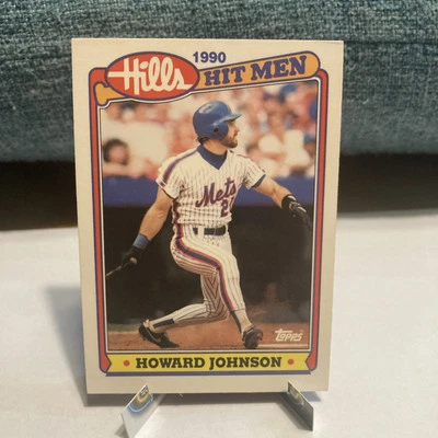 1990 Topps Hills Hit Men New York Mets Baseball Card #33 Howard Johnson - Image 1 of 2