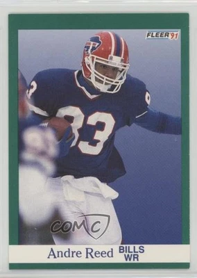 1991 Fleer Andre Reed #8 HOF - Image 1 of 2