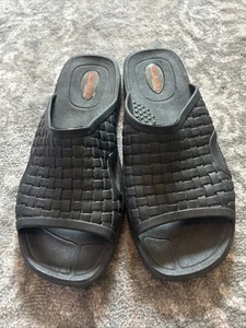 Sandalias de Pescador Okabashi Torino Slide para Hombres 10 Tejidas Negras EE. UU. L - Imagen 1 de 6