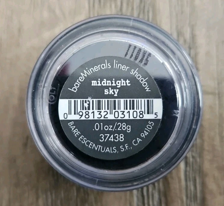 i.d. bareMinerals Liner Shadow MIDNIGHT SKY 37438 Loose Powder .28 g NEW SEALED  - Image 1 of 3