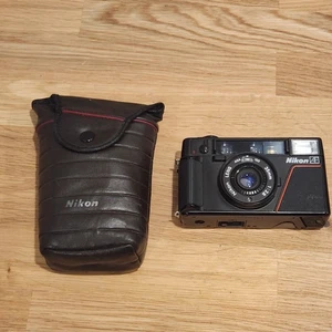 Nikon L35AF 35mm Point and Shoot Film Camera  - Testes & Working - Nikon Bag - Picture 1 of 24