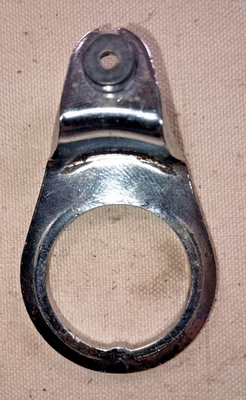 Vintage 1" Slip-On Front Brake Cable Hanger – Threaded Headset Type - Image 1 of 4