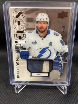 2024-25 Upper Deck Premier Pieces Patch #PRP-NK Nikita Kucherov GU Pants #/35 - Image 1 of 2