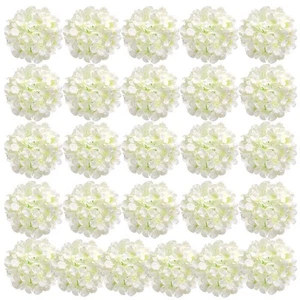 26 Pieces Hydrangea Artificial Flowers Silk Hydrangea Flowers Artificial Flow... - Picture 1 of 7