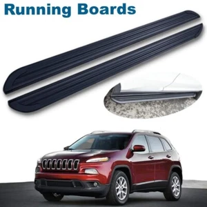 2PCS Running Boards Fits for Jeep Cherokee KL 2014-2017 Nerf Bars Side Steps - Picture 1 of 13