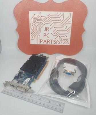HIS HD 5450 Silence AMD DVI HDMI Cable Windows 10 DVI Video Card DDR3 H545H1G - Image 1 of 4
