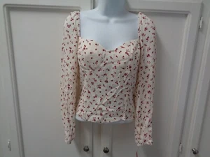 Reformation Floral Reign Top In Penny Size 6 NWT! - Picture 1 of 6