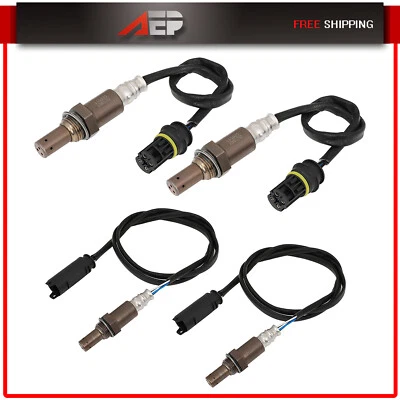 Set 4 Oxygen 02 O2 Sensor For 2001-2006 BMW X5 3.0L Upstream & Downstream - Image 1 of 4