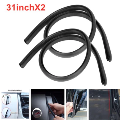 2X B Pillar Car Door Edge Weatherstrip Soundproof Rubber Seal Strip For Nissan - Image 1 of 4