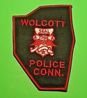 WOLCOTT  CONNECTICUT  CT  5 1/2"  POLICE PATCH  FREE SHIPPING!!!