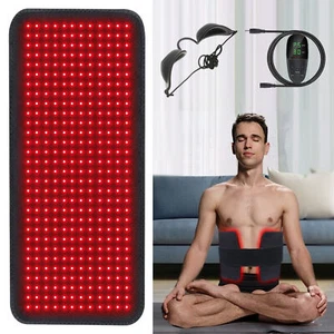 Red Infrared Light Therapy Pad Back Mat Muscle Full Body Pain Relief US Stock - Picture 1 of 21