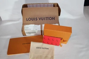Authentic LOUIS VUITTON Small Drawer Box 6x5x1.5" Cloth Bag Ribbon Receipt - Picture 1 of 8