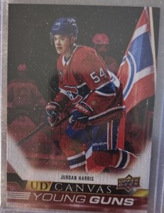 2022-23 Upper Deck UD Canvas Young Guns #C385 Jordan Harris RC