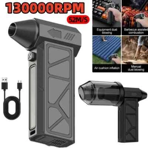 130000RPM Portable Super Jet Fan Dry Powered Air Blower Mini Duster Blower Turbo - Picture 1 of 19