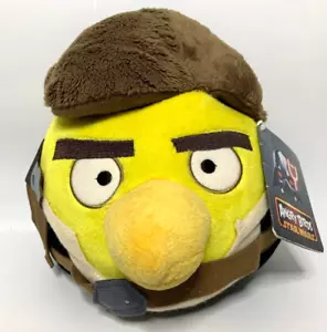 Juguete suave de peluche Angry Birds Star Wars 8" Han Solo etiquetado (L1) - Imagen 1 de 3