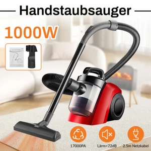 1000W Staubsauger Bodenstaubsauger HEPA Filter Zyklon Beutellos Saugklasse 17KPA - Bild 1 von 19