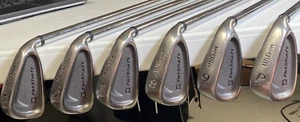 Wilson FatShaft 5-PW Iron Set Platinum FatShaft Regular - Picture 1 of 5