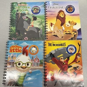 Story Reader Lot Disney Lion King Incredibles Jungle Book Chicken Little 4 Books - Picture 1 of 1