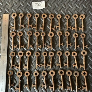 40 Old English Hospital Asylum Antique Key Master Skeleton Key Gibbons 727 - Picture 1 of 12