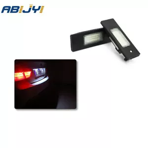 2X LED License Number Plate Lights For BMW E81 E87 E63 E64 E89 Z4 F20 F21 6000K - Picture 1 of 12
