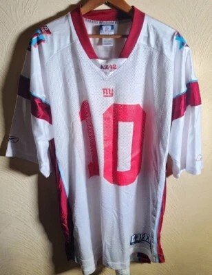 Camiseta deportiva para hombre Reebok New York Giants Eli Manning Super Bowl 42 2008 talla 2XL XXL  Foto 1 de 4