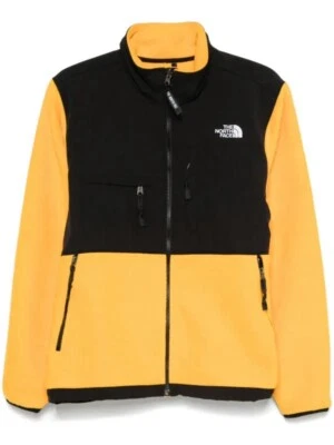 The North Face Denali Jacket Mens M Yellow & Black Full Zip Nylon Fleece NWT! - Image 1 of 3