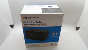 Cable Matters USB 3.0 Hard Drive Docking Station USB to SATA Docking Station - Bild 1 von 3