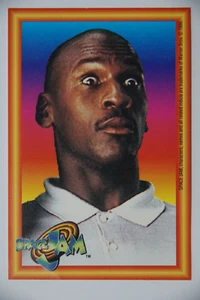Michael Jordan #178 - Space Jam - Upper Deck 1997 Sticker - ungeklebter Zustand - Bild 1 von 2