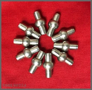 MS20663-C6 Loos 3/16" CRS Double Shank Ball Cable Terminal End Lot of 10 - Picture 1 of 5