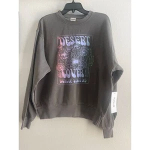 Hurley Desert Lover Long Sleeve Boyfriend Fleece Graphic Sweatshirt - Picture 1 of 7