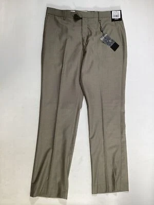 Mens Angelo Rossi Taupe Dress Pants Size 34x30 NEW - Image 1 of 4
