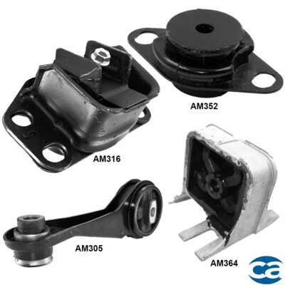 Engine Motor Mounts & MANUAL Trans Mount 4PCS Set for Renault Clio 10-02 L4-1.6L - Image 1 of 4