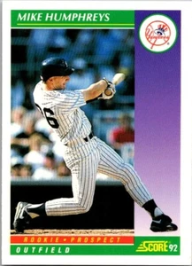 Mike Humphreys Rookie Prospect Outfield Score 92 Card Number 815 - Picture 1 of 2