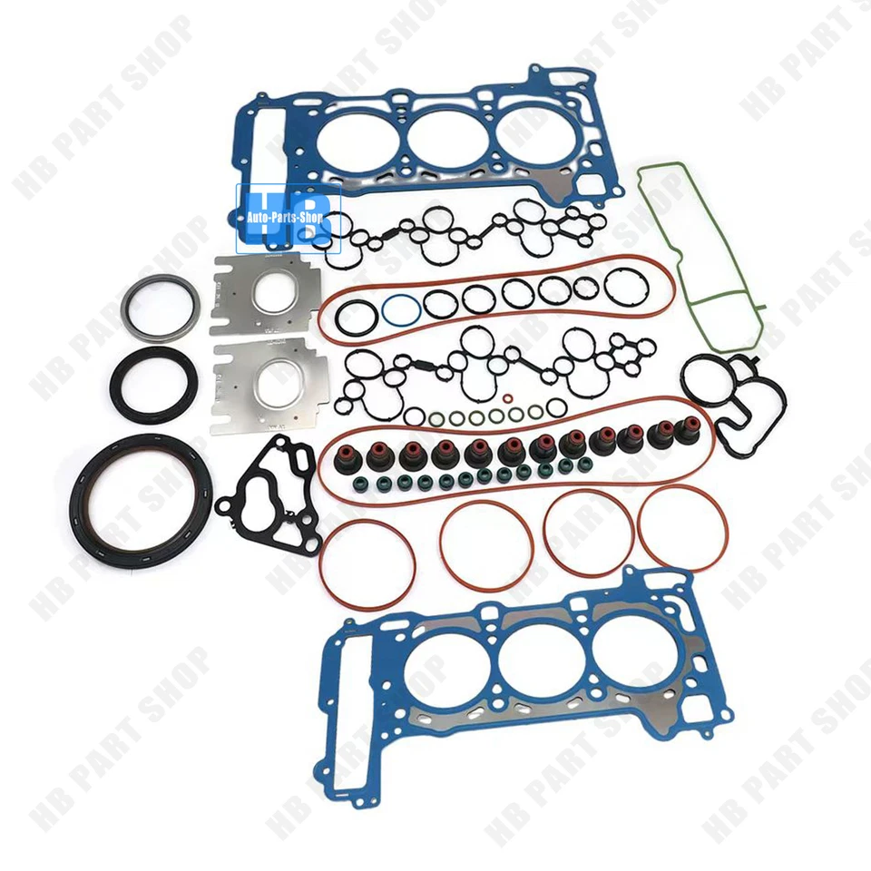 Kit de sellos de juntas de reconstrucción de revisión OE para Audi S4 S5 Q7 Porsche EA839 2.9 3.0 Foto 1 de 4