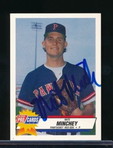 1993 Fleer ProCards Lynchburg Red Sox #2407 Nate Minchey signed auto autograph - Picture 1 of 2