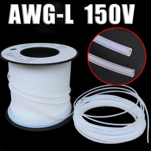Manguera de tubo capilar de tubo de PTFE translúcido 150V 260 °C alta temperatura awg l - Imagen 1 de 5