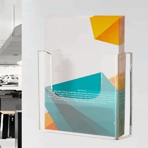 Transparent Wall-Mounted File Organizer A4/A5 File Rack Office Supplies - Picture 1 of 13