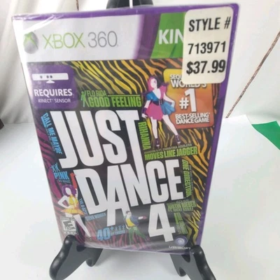 Just Dance 4 (Microsoft Xbox 360, 2012) - Image 1 of 2