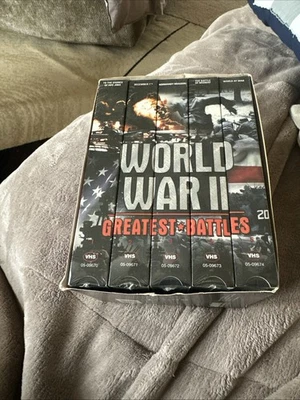Collector 5 Series World War II Greatest Battles VHS Tapes Factory Sealed - Image 1 of 4