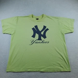 Vintage Fruit of the Loom New York Yankees T-Shirt XL hellgrün Herren  - Bild 1 von 20