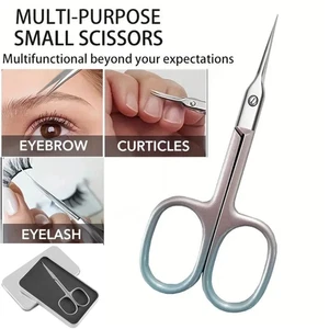Tijeras profesionales para uñas de dedo del pie flecha recta acero manicura cutícula uñas - Imagen 1 de 19