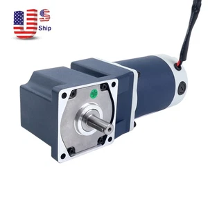Motoriduttore DC spazzolato 24V 60W 8Nm 1133oz.in 30RPM con cambio ad angolo retto 100:1 - Foto 1 di 7