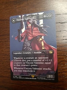 Vincent Valentine (Borderless) Final Fantasy Regular NM - Picture 1 of 2