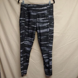 Avia Leggings Black And White Size Medium (8-10) - Picture 1 of 16