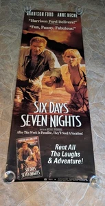 Six Days Six Nights Film Video Promo Poster GROSS 72 X 26 ZOLL - Bild 1 von 24
