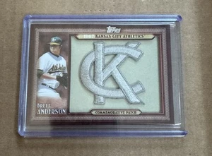 2011 TOPPS #TLMP-BA BRETT ANDERSON COMMEMORATIVE PATCH - Picture 1 of 2