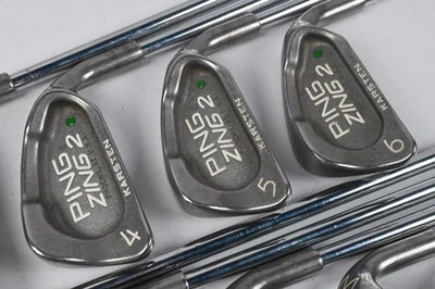 Ping Zing 2 Irons / 3-PW+SW / Green Dot / Stiff Flex Ping Karsten JZ Shafts - Image 1 of 4