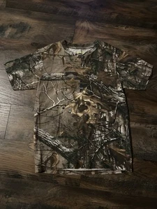 Boys Game Winner Camo Short Sleeve Shirt Youth Xl - Picture 1 of 2